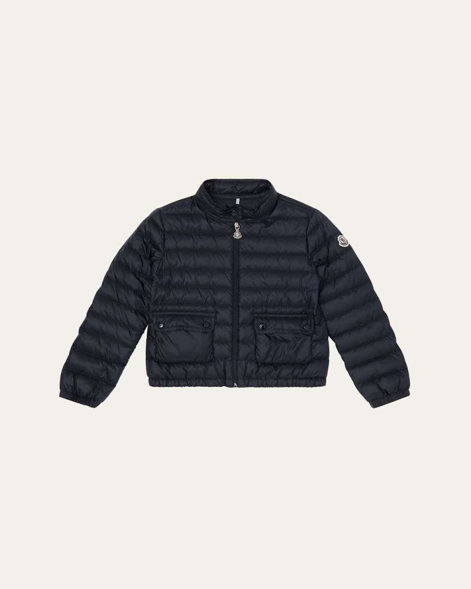 Girl's Lans Quilted Down Jacket, Size 12-14